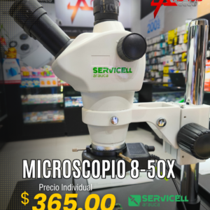 Microscopio Servicell 8-50X Blanco