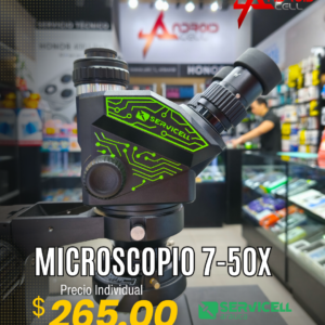 Microscopio Servicell 7-50X Negro