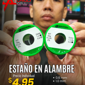 Estaño en Alambre 0.6 mm